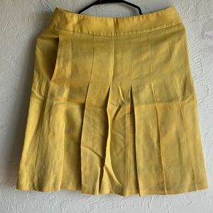 Banana republic yellow skirt
